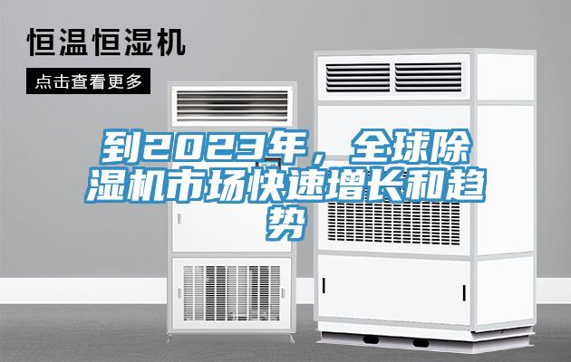 到2023年，全球除濕機市場快速增長和趨勢