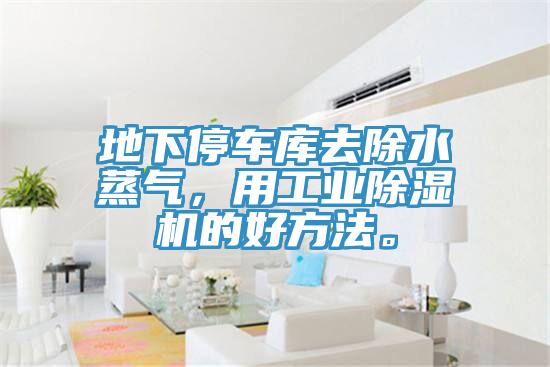 地下停車庫(kù)去除水蒸氣，用工業(yè)除濕機(jī)的好方法。