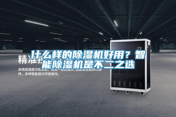 什么樣的除濕機好用？智能除濕機是不二之選