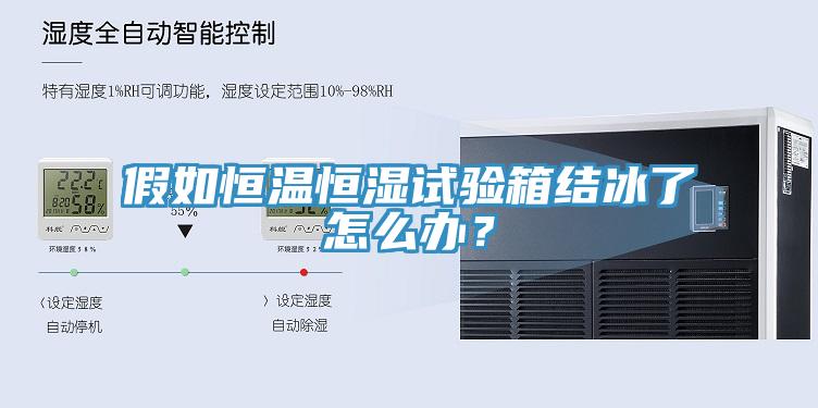 假如恒溫恒濕試驗(yàn)箱結(jié)冰了怎么辦？