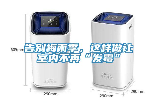 告別梅雨季，這樣做讓室內(nèi)不再“發(fā)霉”