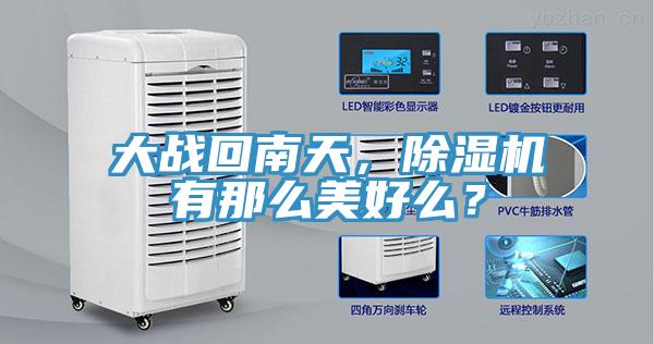大戰(zhàn)回南天，除濕機(jī)有那么美好么？