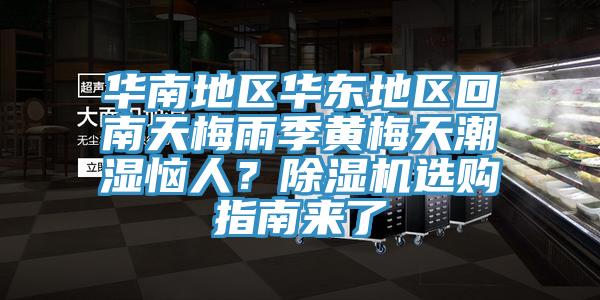 華南地區(qū)華東地區(qū)回南天梅雨季黃梅天潮濕惱人？除濕機(jī)選購指南來了