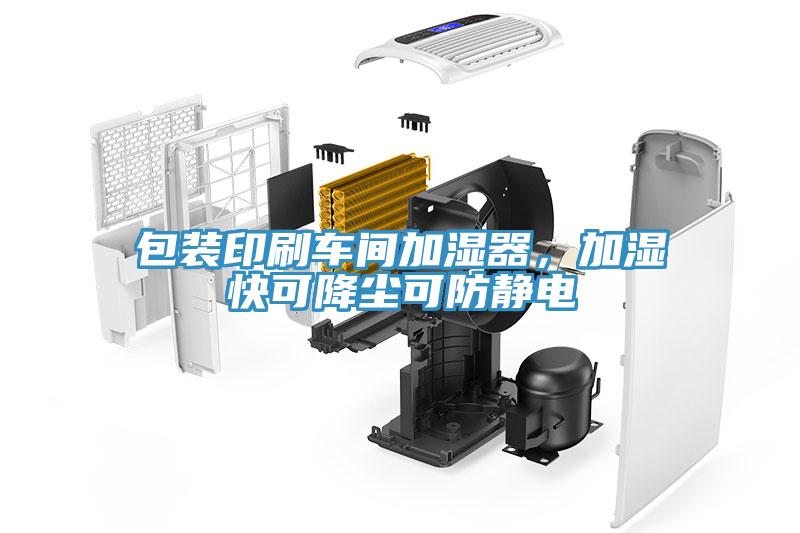包裝印刷車間加濕器，加濕快可降塵可防靜電