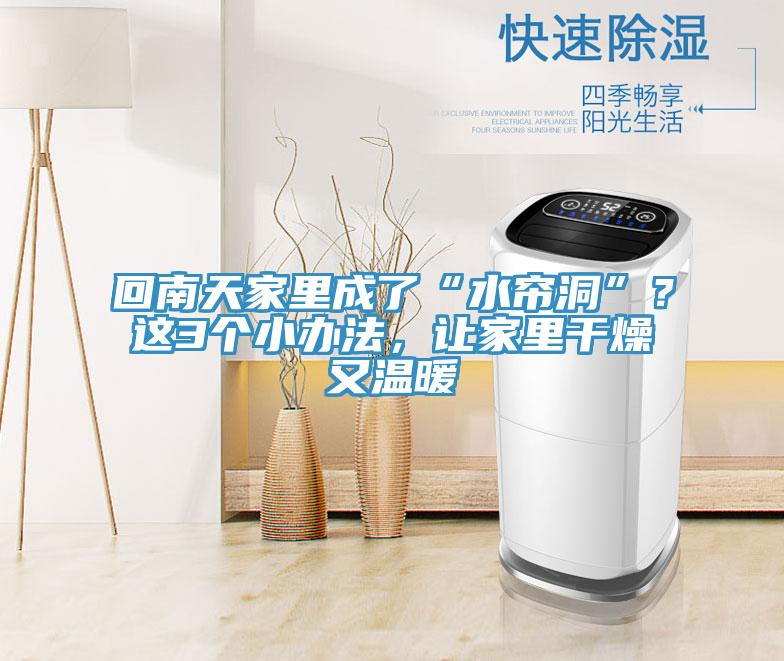 回南天家里成了“水簾洞”？這3個小辦法，讓家里干燥又溫暖