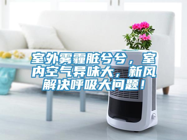 室外霧霾臟兮兮，室內(nèi)空氣異味大，新風(fēng)解決呼吸大問題！
