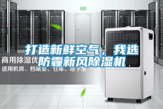 打造新鮮空氣，我選防霾新風(fēng)除濕機(jī)