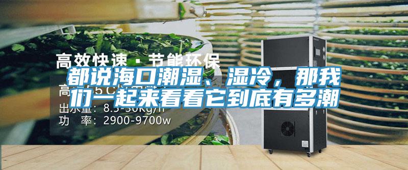 都說?？诔睗?、濕冷，那我們一起來看看它到底有多潮