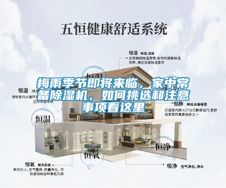 梅雨季節(jié)即將來臨，家中常備除濕機，如何挑選和注意事項看這里