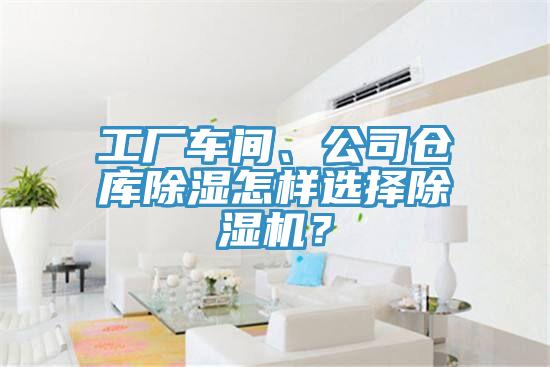 工廠車間、公司倉庫除濕怎樣選擇除濕機(jī)？