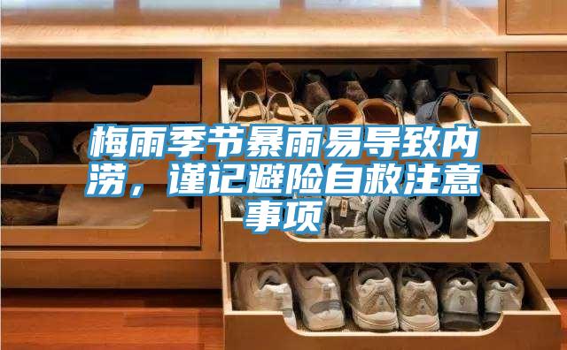 梅雨季節(jié)暴雨易導(dǎo)致內(nèi)澇，謹(jǐn)記避險(xiǎn)自救注意事項(xiàng)