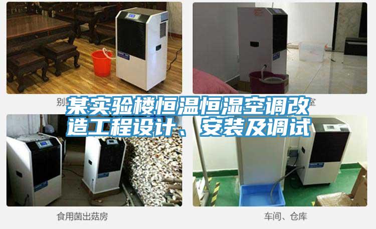 某實(shí)驗(yàn)樓恒溫恒濕空調(diào)改造工程設(shè)計(jì)、安裝及調(diào)試