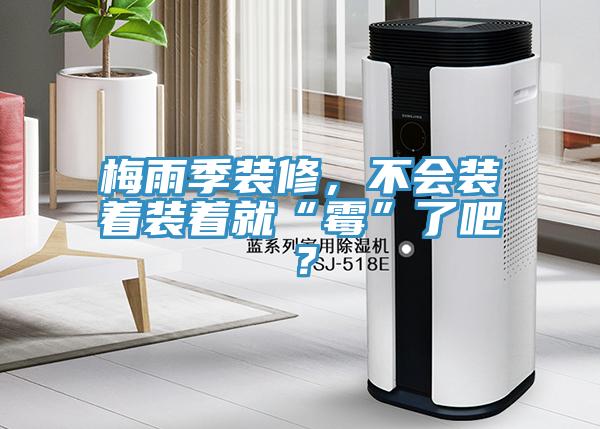 梅雨季裝修，不會(huì)裝著裝著就“霉”了吧？