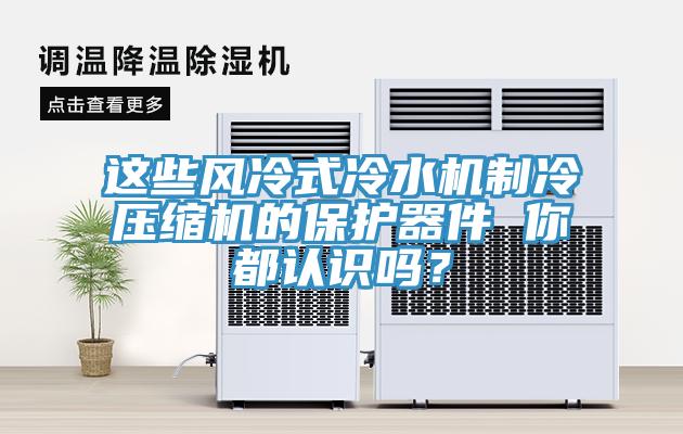 這些風(fēng)冷式冷水機(jī)制冷壓縮機(jī)的保護(hù)器件 你都認(rèn)識(shí)嗎？