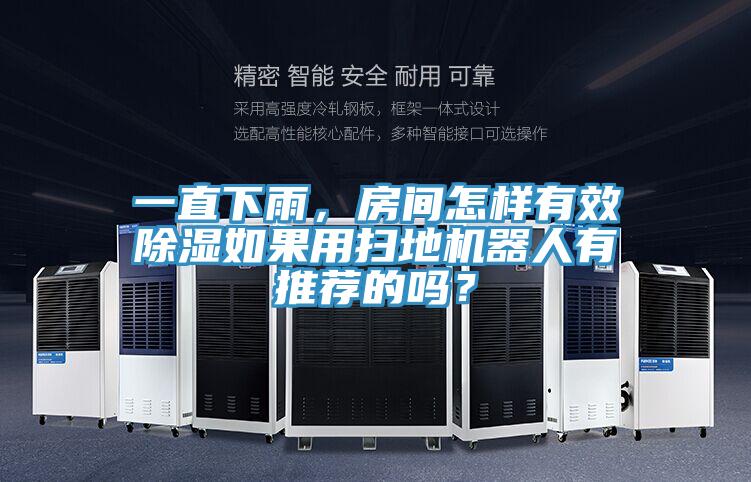 一直下雨，房間怎樣有效除濕如果用掃地機器人有推薦的嗎？