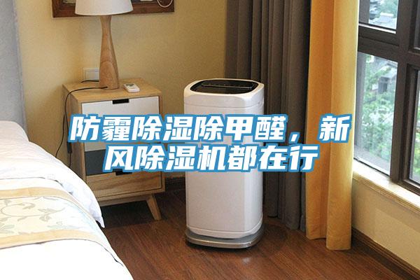 防霾除濕除甲醛，新風除濕機都在行
