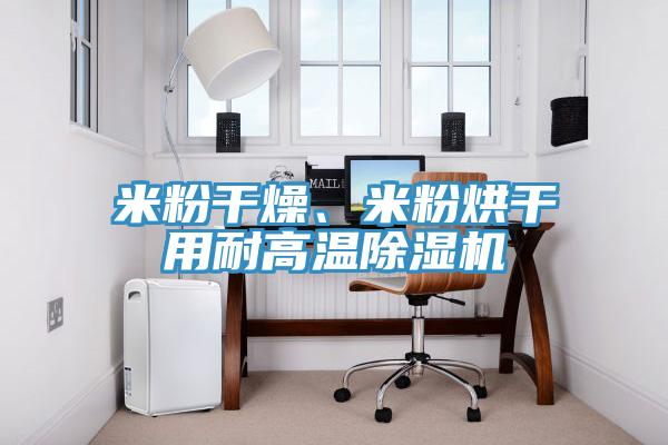 米粉干燥、米粉烘干用耐高溫除濕機