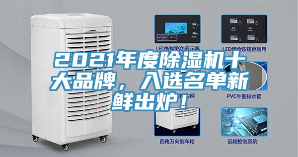 2021年度除濕機(jī)十大品牌，入選名單新鮮出爐！