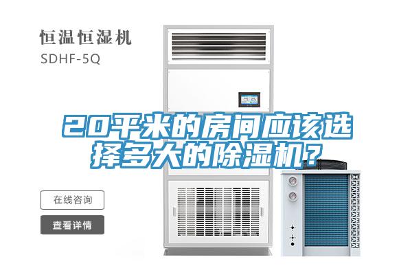 20平米的房間應(yīng)該選擇多大的除濕機？