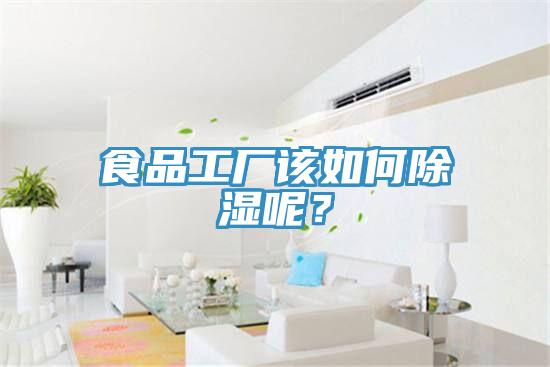食品工廠該如何除濕呢？