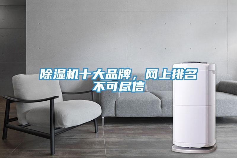 除濕機(jī)十大品牌，網(wǎng)上排名不可盡信