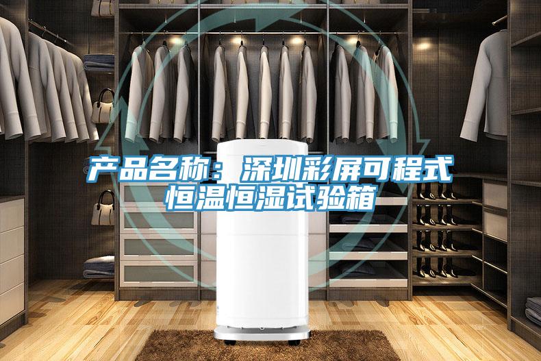 產(chǎn)品名稱(chēng)：深圳彩屏可程式恒溫恒濕試驗(yàn)箱