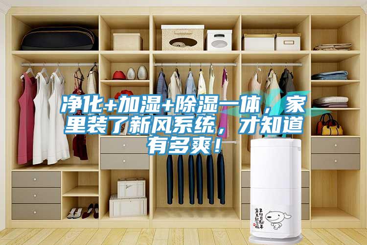 凈化+加濕+除濕一體，家里裝了新風(fēng)系統(tǒng)，才知道有多爽！