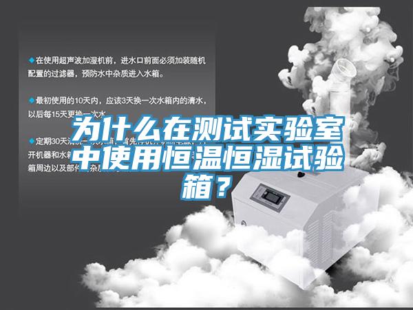 為什么在測(cè)試實(shí)驗(yàn)室中使用恒溫恒濕試驗(yàn)箱？