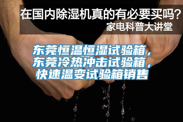 東莞恒溫恒濕試驗(yàn)箱，東莞冷熱沖擊試驗(yàn)箱，快速溫變?cè)囼?yàn)箱銷(xiāo)售