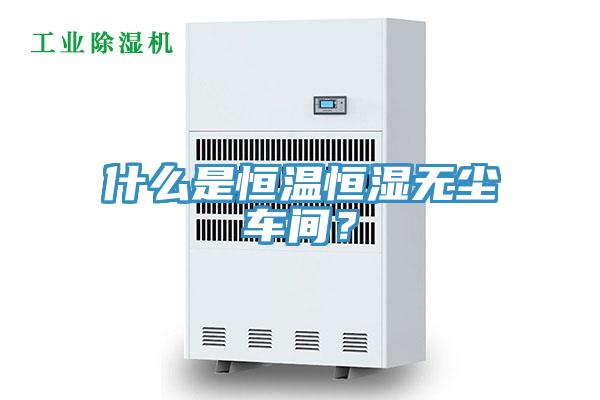 什么是恒溫恒濕無塵車間？