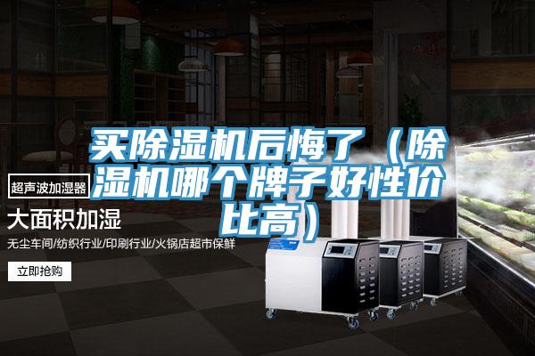 買除濕機(jī)后悔了（除濕機(jī)哪個牌子好性價比高）