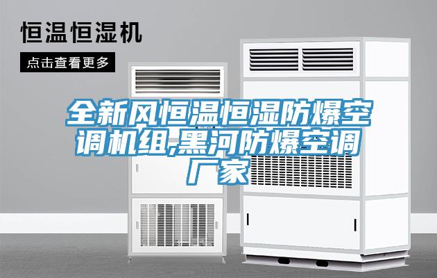 全新風恒溫恒濕防爆空調(diào)機組,黑河防爆空調(diào)廠家