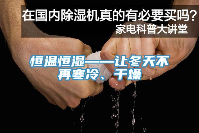 恒溫恒濕——讓冬天不再寒冷、干燥