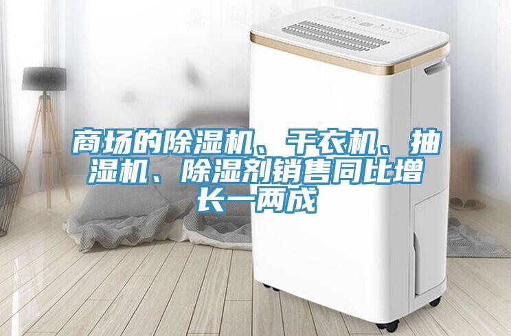 商場的除濕機、干衣機、抽濕機、除濕劑銷售同比增長一兩成