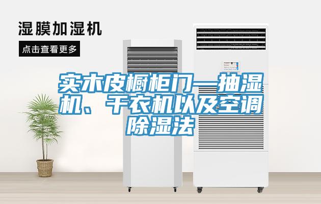 實(shí)木皮櫥柜門—抽濕機(jī)、干衣機(jī)以及空調(diào)除濕法