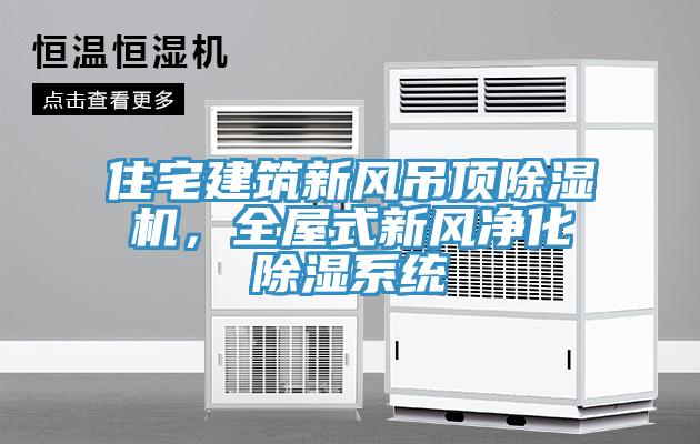 住宅建筑新風(fēng)吊頂除濕機(jī)，全屋式新風(fēng)凈化除濕系統(tǒng)