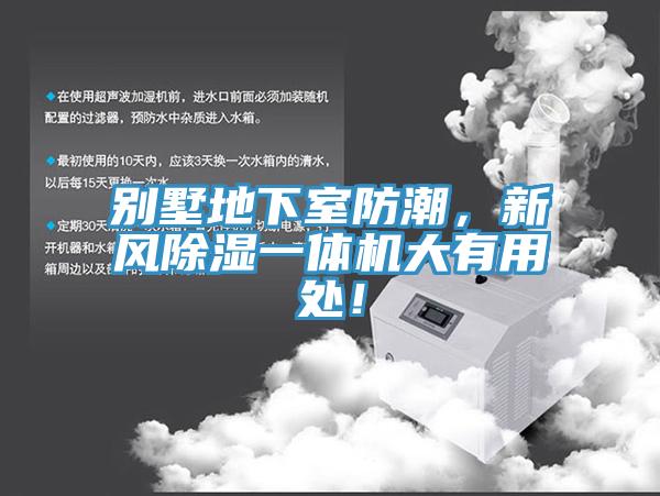 別墅地下室防潮，新風(fēng)除濕一體機大有用處！