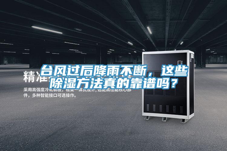 臺風過后降雨不斷，這些除濕方法真的靠譜嗎？
