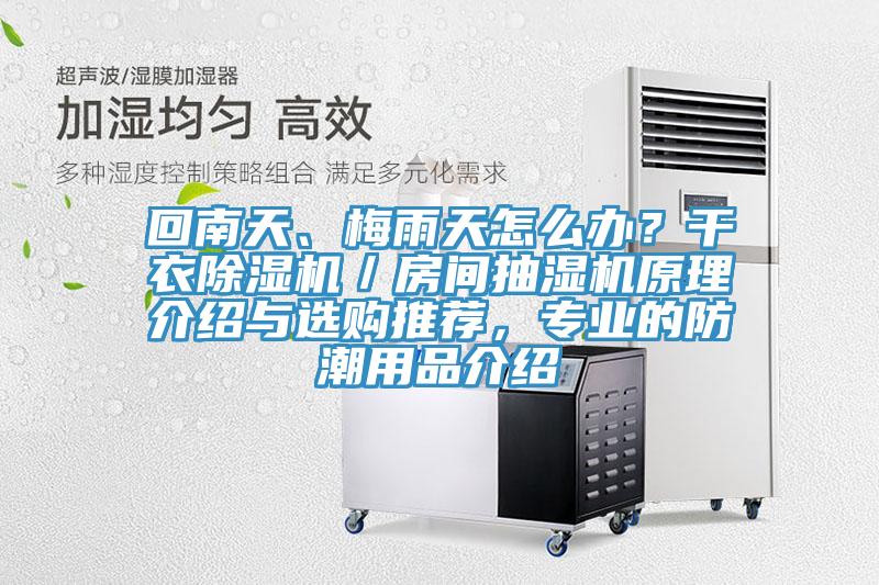 回南天、梅雨天怎么辦？干衣除濕機(jī)／房間抽濕機(jī)原理介紹與選購?fù)扑]，專業(yè)的防潮用品介紹