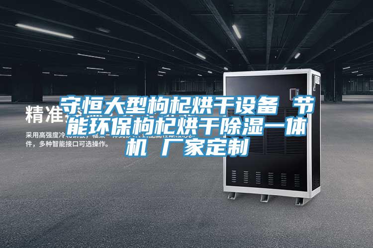守恒大型枸杞烘干設(shè)備 節(jié)能環(huán)保枸杞烘干除濕一體機 廠家定制
