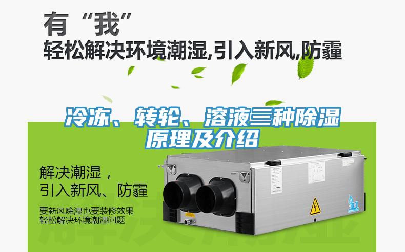 冷凍、轉(zhuǎn)輪、溶液三種除濕原理及介紹