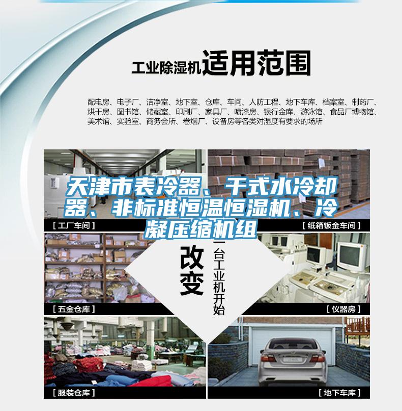 天津市表冷器、干式水冷卻器、非標準恒溫恒濕機、冷凝壓縮機組