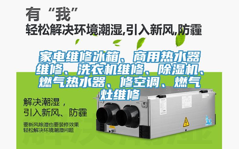 家電維修冰箱、商用熱水器維修、洗衣機維修、除濕機、燃氣熱水器、修空調、燃氣灶維修