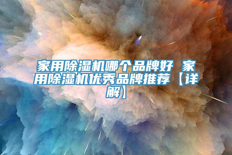 家用除濕機(jī)哪個品牌好 家用除濕機(jī)優(yōu)秀品牌推薦【詳解】
