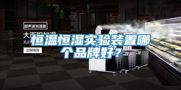 恒溫恒濕實(shí)驗(yàn)裝置哪個(gè)品牌好？