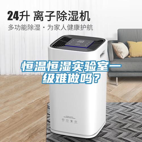 恒溫恒濕實驗室一級難做嗎？