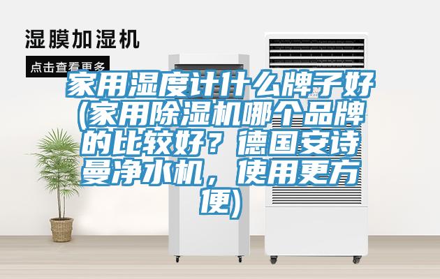 家用濕度計什么牌子好(家用除濕機哪個品牌的比較好？德國安詩曼凈水機，使用更方便)