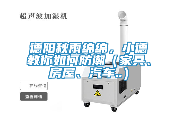 德陽秋雨綿綿，小德教你如何防潮（家具、房屋、汽車..）