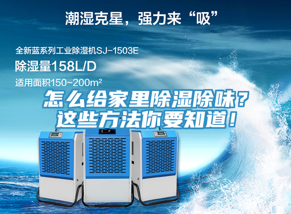 怎么給家里除濕除味？這些方法你要知道！
