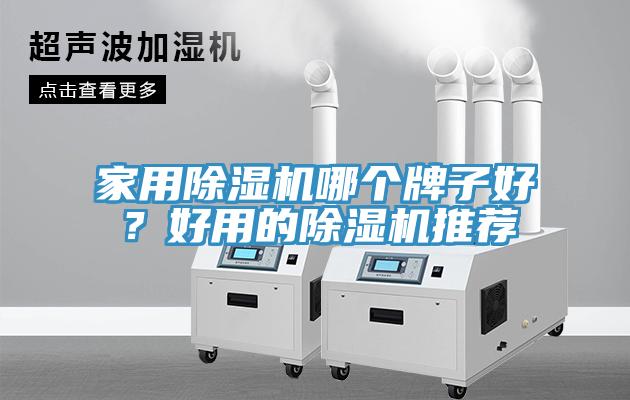 家用除濕機哪個牌子好？好用的除濕機推薦